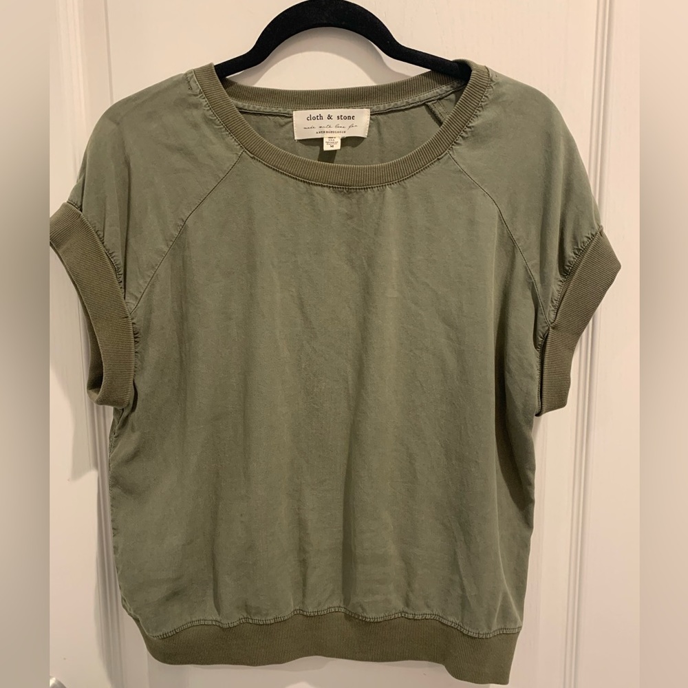 Anthropologie Cuffed Sleeve Shirt